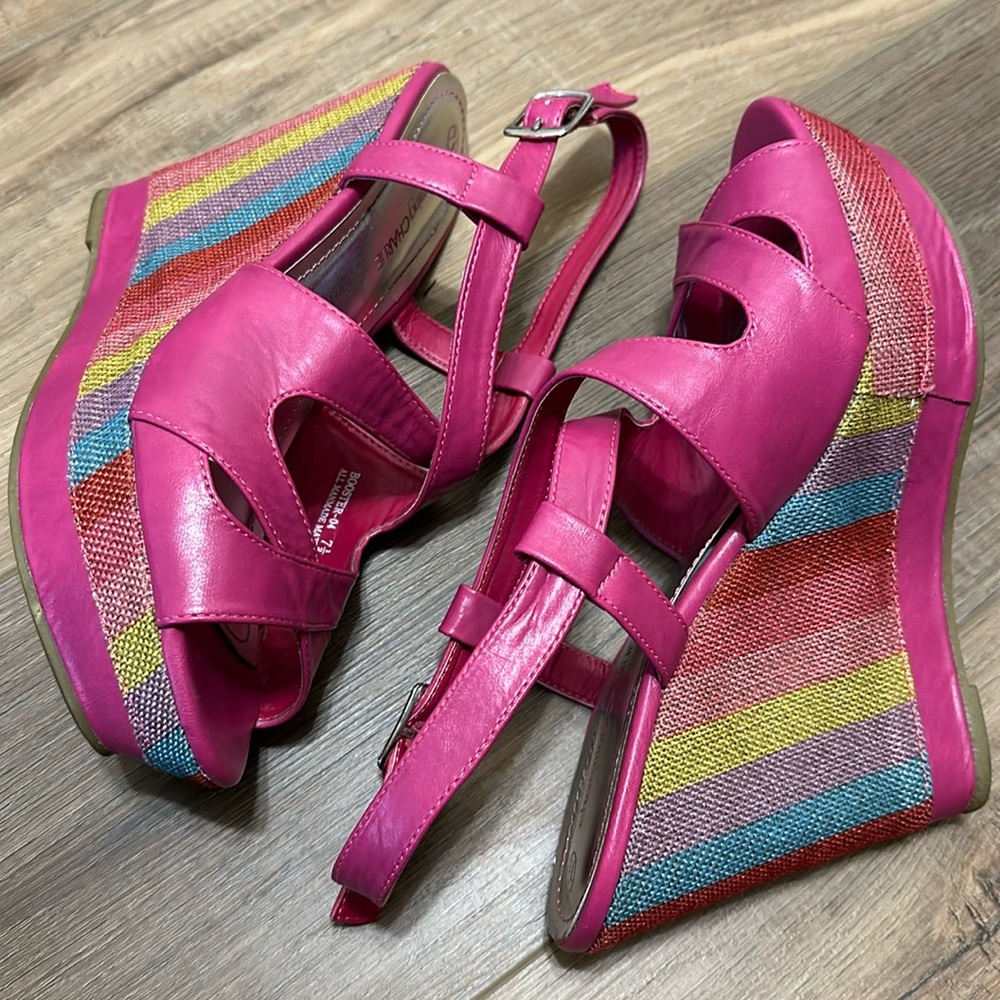 Colorful Platform Sandals